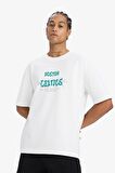 DeFactoFit NBA Boston Celtics Oversize Geniş Kalıp Bisiklet Yaka Sırt Baskılı Kısa Kollu Tişört E0132AX25SPER105