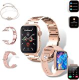 Wodimark Kadın Akıllı Saat Smart Watch Haino Teko G9 Mini Flamingo Kolye Hediyeli Ios ve Android Uyumlu 41mm