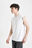DeFacto Boxy Fit Baskılı Bisiklet Yaka Atlet C5040AX24HSWT34