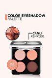 Flormar Mat & Işıltılı Far Paleti (pembe-kahve) - Color Eyeshadow Palette - 008 Fall In Love - 8682536051224