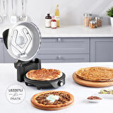 Karaca Gastro 10 in 1 Pizza Lahmacun ve Tandır Ekmeği Makinesi Biodiamond Soft Cream