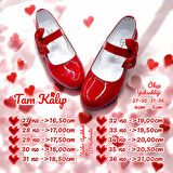 Beebron Ortopedik Topuklu Abiye Kız Çocuk Ayakkabı Glossy Series Abiayk2401 Rugan Kırmızı 30