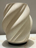 Modern Spiral Tasarımlı 3D Baskı Masa Lambası - Sıcak Işık, Şık Dekor