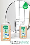 Siveno %100 Doğal Sıvı Kastil Sabun Portakal Yağlı Tazeleyici Nemlendirici Arındırıcı Bitkisel Vegan 1000 ml