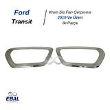 Ford Transit Krom Sis Farı Çerçevesi 2 prç 2019 Üzeri P.ÇELİK