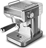 Karaca Coffee Art 1362 Süt Köpürtücülü 20 Bar Basınçlı Espresso Latte Capp. Americano Mak. 1,5L Inox