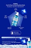 Arındırıcı ve Ferahlatıcı Vücut Şampuanı KUNDAL Cool Refreshing Body Wash 500 ml (Aqua Mint)