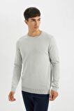 DeFacto Regular Fit Bisiklet Yaka Kazak A5268AX24AUGR192