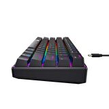 Havit Gamenote KB903L %60 Mekanik Blended Aydınlatma Oyuncu Klavyesi - 61 Tuş - Siyah