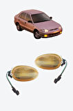 HYUNDAİ ACCENT 1998-2000 SARI ÖN SİS FARI YUMURTA KASA ACCENT SİS LAMBASI SAĞ SOL TAKIM SARI CAM