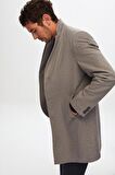 Ds Damat Regular Fit Gri Kaşe Kaban 5HF08ORT10000 5HF08ORT10000