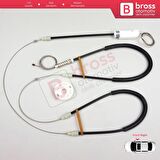 Porsche Boxster MK2 Cayman 987 2004-2013 Convertible Coupe 98754207601 İçin Sağ Cam Kriko Tamir Seti