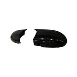 Hyundai Accent Era 2005-2011 için Batman Yarasa Ayna Kapağı Piano Black Abs Plastik