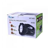 Şarjlı 50 W Büyük Fener Watton Wt-400