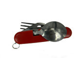 K 524 RD Çok Amaçlı Çakı (Çatal, Kaşık, Bıçak) 9cm - Plastik Gövde