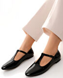 T-Strap Mary Jane Tasarım Babet