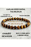 Sertifikalı Kaplan Gözü Doğal Taş Bileklik 6 Mm