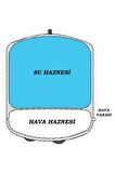 Su Arıtma Cihazı Metal Genleşme Standart NSF Belgeli 8 Lt Su Arıtma Deposu Tank Vanası Hediyeli