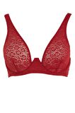 DeFacto Fall in Love Dantelli Kapsız Pedsiz Balenli Bra A8422AX23WNBR114