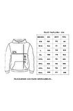 Unisex Siyah Fermuarlı Sweat Hırka