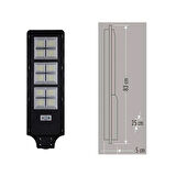 Cata Ct-4642 300W Solar Sokak Armatürü Beyaz