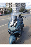 Sym Adx 125 Siperlik Ön Cam 2023 2024 Model 70cm Şeffaf Renkli 4mm