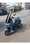 Sym Adx 125 Siperlik Ön Cam 2023 2024 Model 70cm Siyah Renkli 4mm UZUN CAMModel