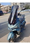 Sym Adx 125 Siperlik Ön Cam 2023 2024 Model 70cm Siyah Renkli 4mm UZUN CAMModel