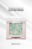 Topaklanmayan El Yapımı Holografik Simli Far Modern Shadow Glitter Prism (No.22 Mint Prism)
