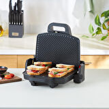 Karaca Future Essential Tost Makinesi Matte Black 1800 W 4 Dilim Kapasiteli