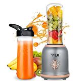 Yui M-18 3'ü 1 Arada Retro Gri 300 W Smoothie Blender Set