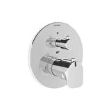 Artema Root Round A42694 Ankastre Termostatik Banyo Bataryası, Sıva Üstü Grubu, Krom