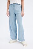 Kız Çocuk Wide Leg Geniş Paça Jean Pantolon