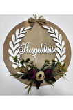 Ahşap Kapı Süsü Duvar Süsü Ve Kapı, Duvar Dekoru 28*28 Cm