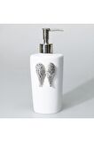 Wings Banyo Seti Beyaz Gümüş