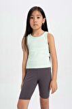 DeFacto Kız Çocuk Bisiklet Yaka 2'li Atlet B6704A824SMGN1114