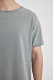 DeFacto Regular Fit Bisiklet Yaka Basic Düz Kısa Kollu Tişört B3491AX24SPGR367