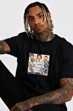 Oversize Müslüm Azer Ibo Gta Baskılı T-shirt