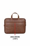 Case Club Macbook Air Pro 13.3" & 14" Inç Uyumlu Taba Laptop Evrak Çantası
