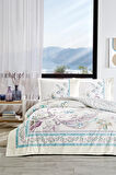 Özdilek Çift Kişilik Ranforce Nevresim Takımı Flor Bohemia Lila