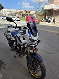 MOTOCAM Honda Africa twin CRF 1100 L4 Siperlik Ön Cam 2023-2025 Model 46cm Açıkfüme Renkli 4mm ORİJİNAL BOYLU