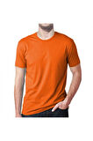 BİSİKLET YAKA TURUNCU TİŞÖRT