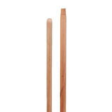 Gürgen Ahşap Vidalı Fırça Faraş Çeksil Süpürge Sap Sapı - 120 Cm. - 3 Adet