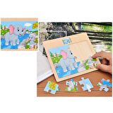 Hayal Sepeti Fil 2+ Yaş Büyük Boy Puzzle 12 Parça