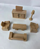 Ahşap Oturma Odası