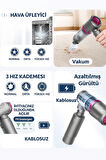 Kablosuz Araç İçi El Süpürgesi | 15000PA Vakum + Üfleme | 8 Başlık | Taşınabilir Mini Temizlik AUHMA