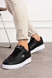 Air Unisex Siyah Beyaz  Sneaker Spor Ayakkabı