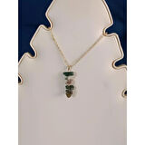Yosunlu Akik Kırık Taş Kolye- Anka Gemstone
