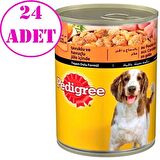 Pedigree Tavuklu-Havuçlu Konserve 400 gr x 24 Adet