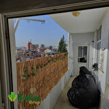70CM Yükseklik X 250CM Genişlik Bambu Kamış Hasır Çit Dekoratif Bahçe Balkon ve Duvar Çiti .